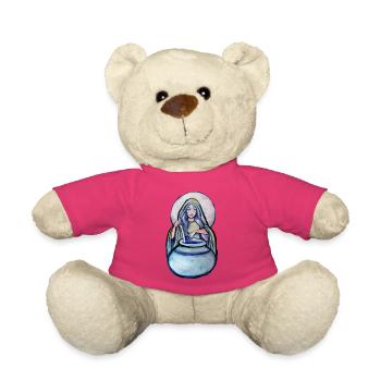 Herboriste au clair de lune à l’aquarelle - Nounours - rose - Devant