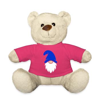 Blaubärtiger Zwerg Charm - Teddy - Pink - Vorne