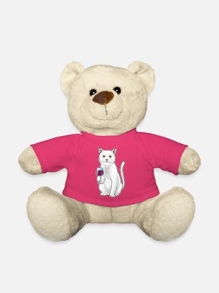 Katze Rotwein - Teddy - Pink