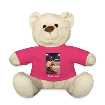 Heavenly Brew at the Ballpark - Teddy Bear - pink - Front