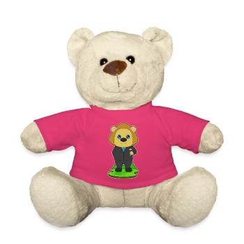 costume de marié lion pour mariage - Nounours - rose - Devant