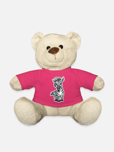 Zebra - Teddy - Pink