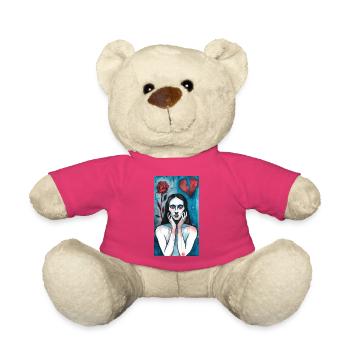 Gebrochene Liebe, trauernde dame - Teddy - Pink - Vorne