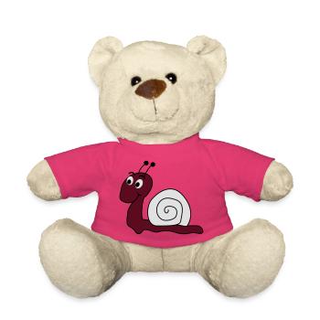 escargot - Nounours - rose - Devant