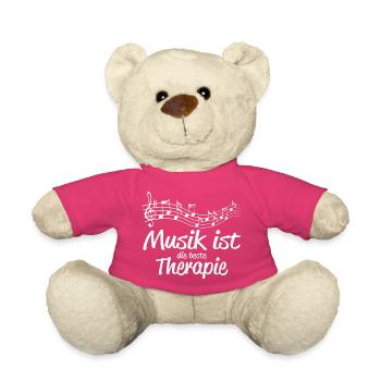 Musik ist Therapie - Teddy - Pink - Vorne