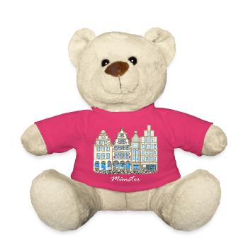 Münster Prinzipalmarkt, Häuserzeile, Deutschland - Teddy - Pink - Vorne