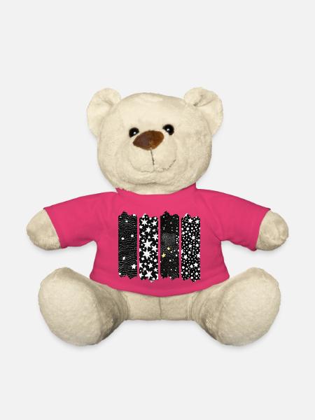Sternennacht Brush-Design - Teddy - Pink