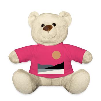 Abstrakte Landschaft - Teddy - Pink - Vorne