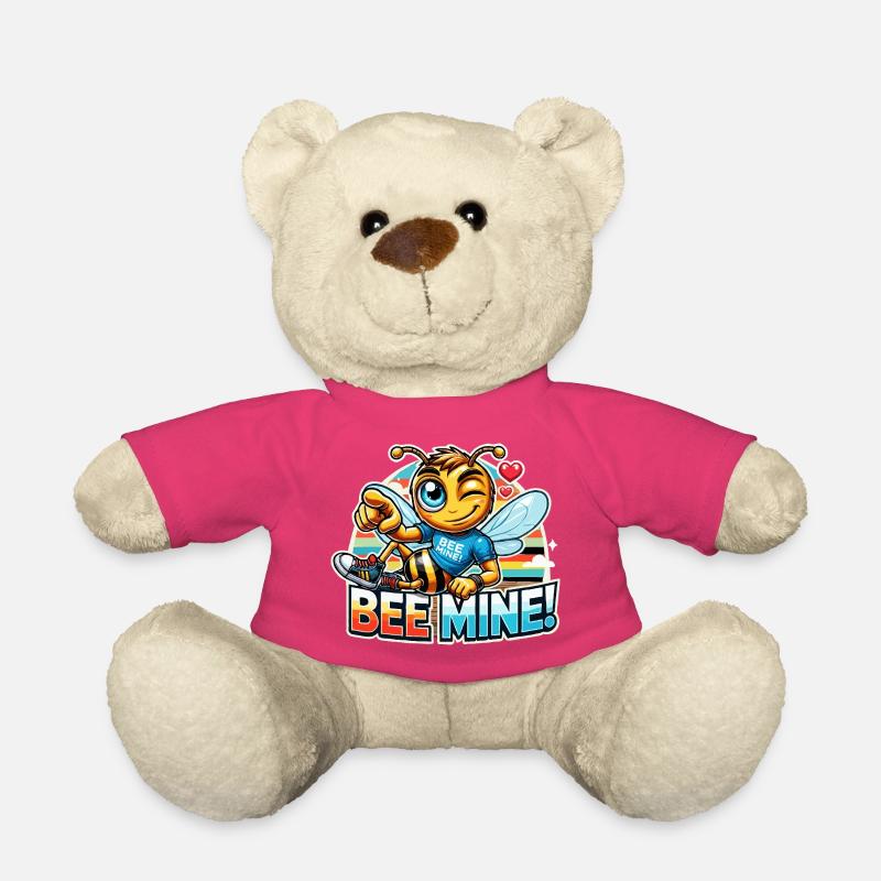 Bee Mine pour les hommes - Nounours - rose