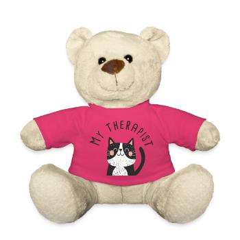 Mein lustiger Katzenhumor-Therapeut - Teddy - Pink - Vorne