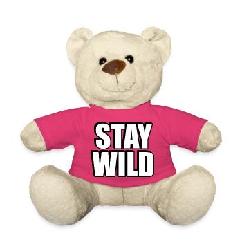 RESTEZ SAUVAGES - Nounours - rose - Devant