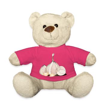Dessin à l’ail avec tubercules et gousses fines - Nounours - rose - Devant