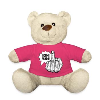 Bonne Rando ! - Nounours - rose - Devant