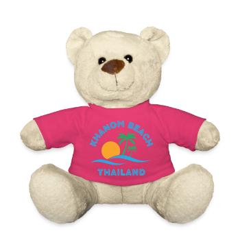 Khanom Beach Thailand Sonnenuntergangspalme - Teddy - Pink - Vorne