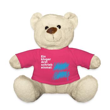 Ein Kluger Arzt Medizinstudent Praxis Ärzte Arzt - Teddy - Pink - Vorne