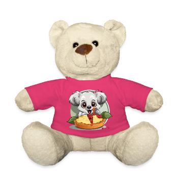 Kawaii Koala Pie Genuss - Teddy - Pink - Vorne