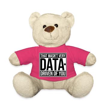 Ce n’était pas très axé sur les données de ta part, nerd drôle - Nounours - rose - Devant