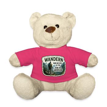 Wandern – Raus aus dem Alltag - Teddy - Pink - Vorne