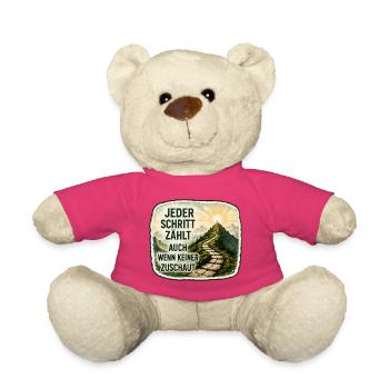 Jeder Schritt zählt – auch wenn keiner zuschaut - Teddy - Pink - Vorne