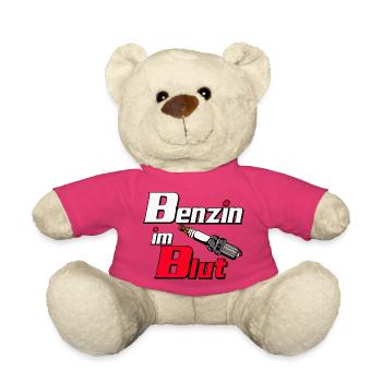 Benzin im Blut – Motorsport Flair - Teddy - Pink - Vorne