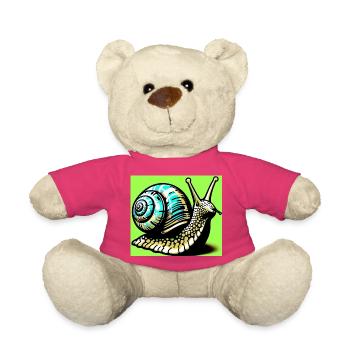 Schnecke - Teddy - Pink - Vorne