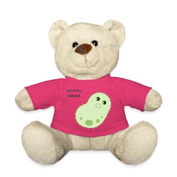 Naturally Isolated Cute Bacteria - Teddy Bear - pink - Front