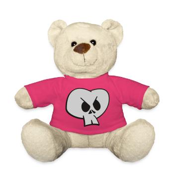 Crâne - Nounours - rose - Devant