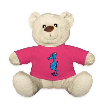 Sea Horse - Nounours - rose - Devant