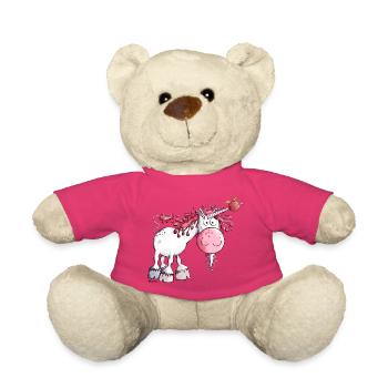 Drôle Licorne - Nounours - rose - Devant