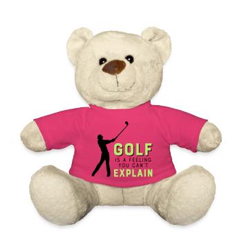 Le golf - Nounours - rose - Devant