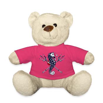Hippocampe Trident Plongée Sous Marine - Nounours - rose - Devant