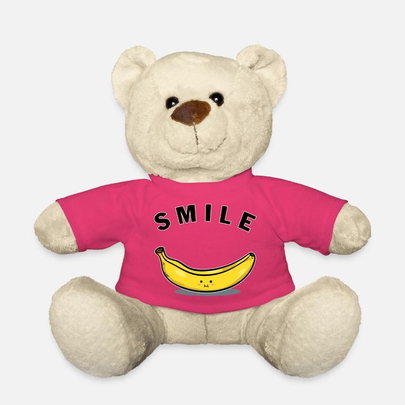 Sourire de banane - Nounours - rose