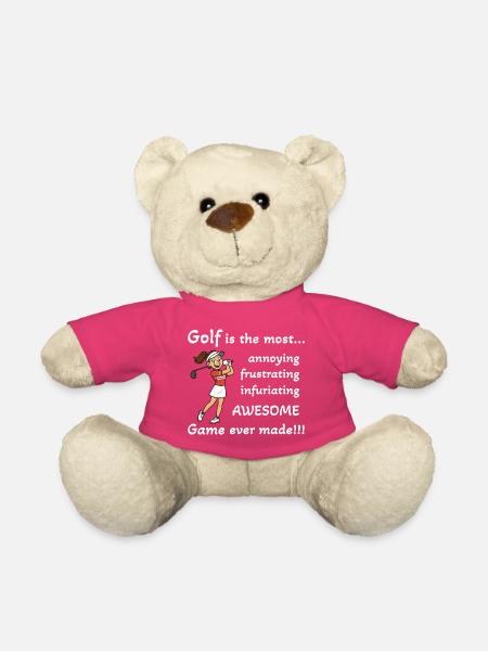 Golf is the most… women - Teddybjørn - pink