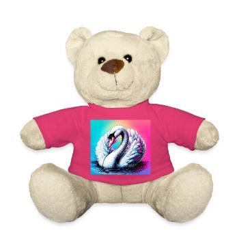 cygne - Nounours - rose - Devant