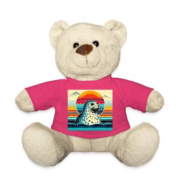 seal - Teddy Bear - pink - Front