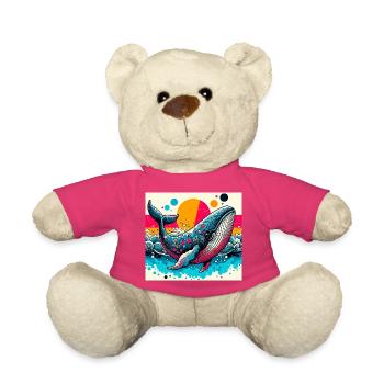 baleine - Nounours - rose - Devant