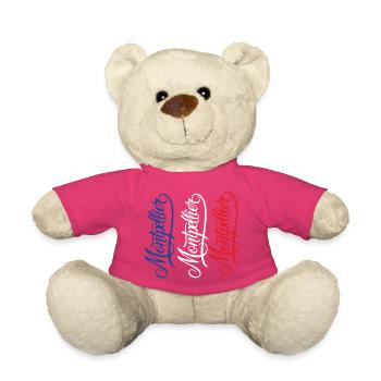 Montpellier Souvenir français aux couleurs nationales - Nounours - rose - Devant