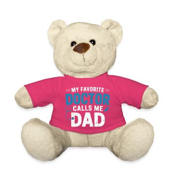 Meine Lieblingsdoktor ruft Papa - Teddy - Pink - Vorne