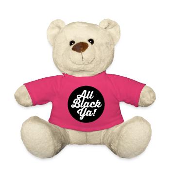 All Black Ya Typo Shirt - Teddy - Pink - Vorne