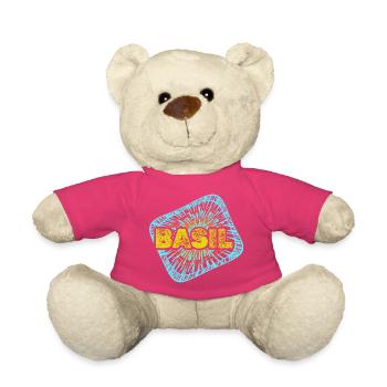 Basil as a hobby - Teddy Bear - pink - Front