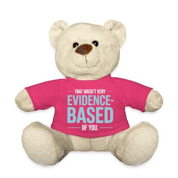 Ce n’était pas un médecin nerd de laboratoire de médecine basé sur des preuves - Nounours - rose - Devant