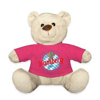 Bamberg in Bayern Vintage Oberfranken Deutschland - Teddy - Pink - Vorne