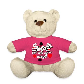 Skat , Preisskat 18 20 zwo null vier weg - Teddy - Pink - Vorne