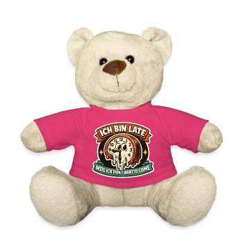 Spätzeit Wecker-Meltdown - Teddy - Pink - Vorne