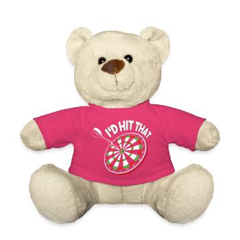 Dart Dartboard Dartpfeil - Teddy - Pink - Vorne