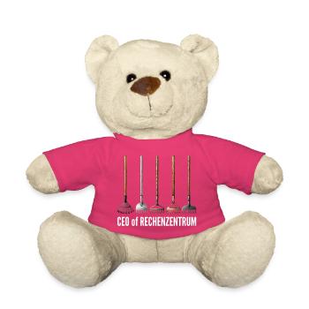 CEO of Rechenzentrum Gärtner Garten Gartenarbeit - Teddy - Pink - Vorne