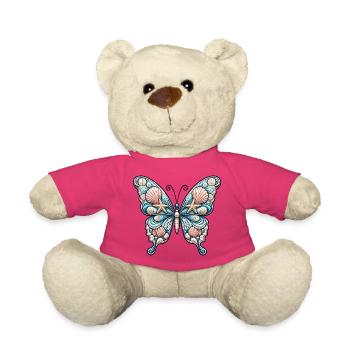 Sea Wings Butterfly Shells - Teddy Bear - pink - Front