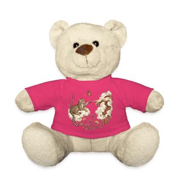  Tilcayo Katzenkreation Hand Wolken Wildblumen - Teddy - Pink - Vorne