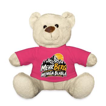 mehr Berg weniga blabla - für echte Wanderer - Teddy - Pink - Vorne