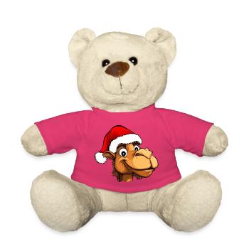 Kamele Christmas - Teddy - Pink - Vorne